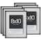6 Pack: Black Thin 8" x 10" Float Frame, Basics by Studio Décor®
